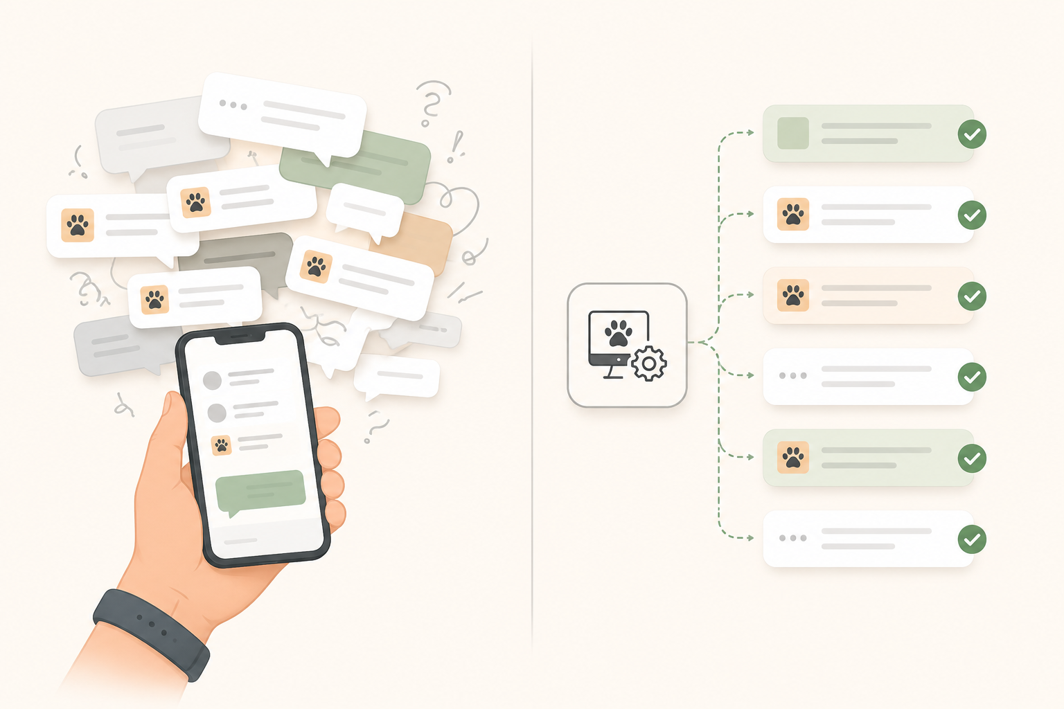 Whatsapp business vs cloud API interation from happy pet tech